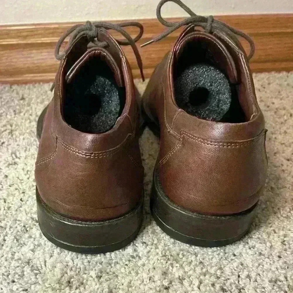 Men's JOHNSTON & MURPHY Lace-up Leather Shoes Sz 10M - Picture 6 of 9